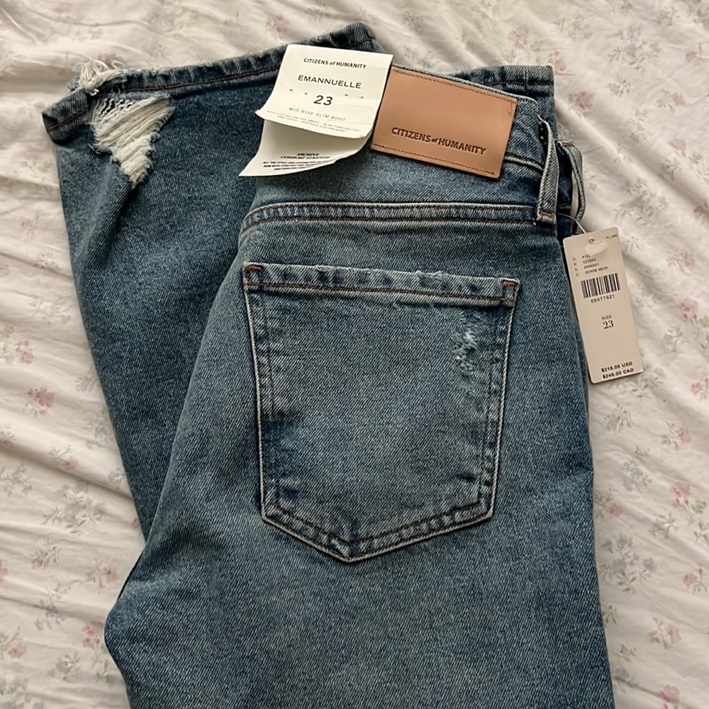 🆕 Citizens of Humanity mid rise slim boot jeans